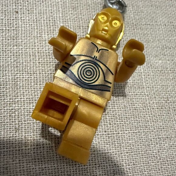 Star Wars C-3PO Gold Droid Minifigure Keychain Toy Collectible - Picture 4 of 17